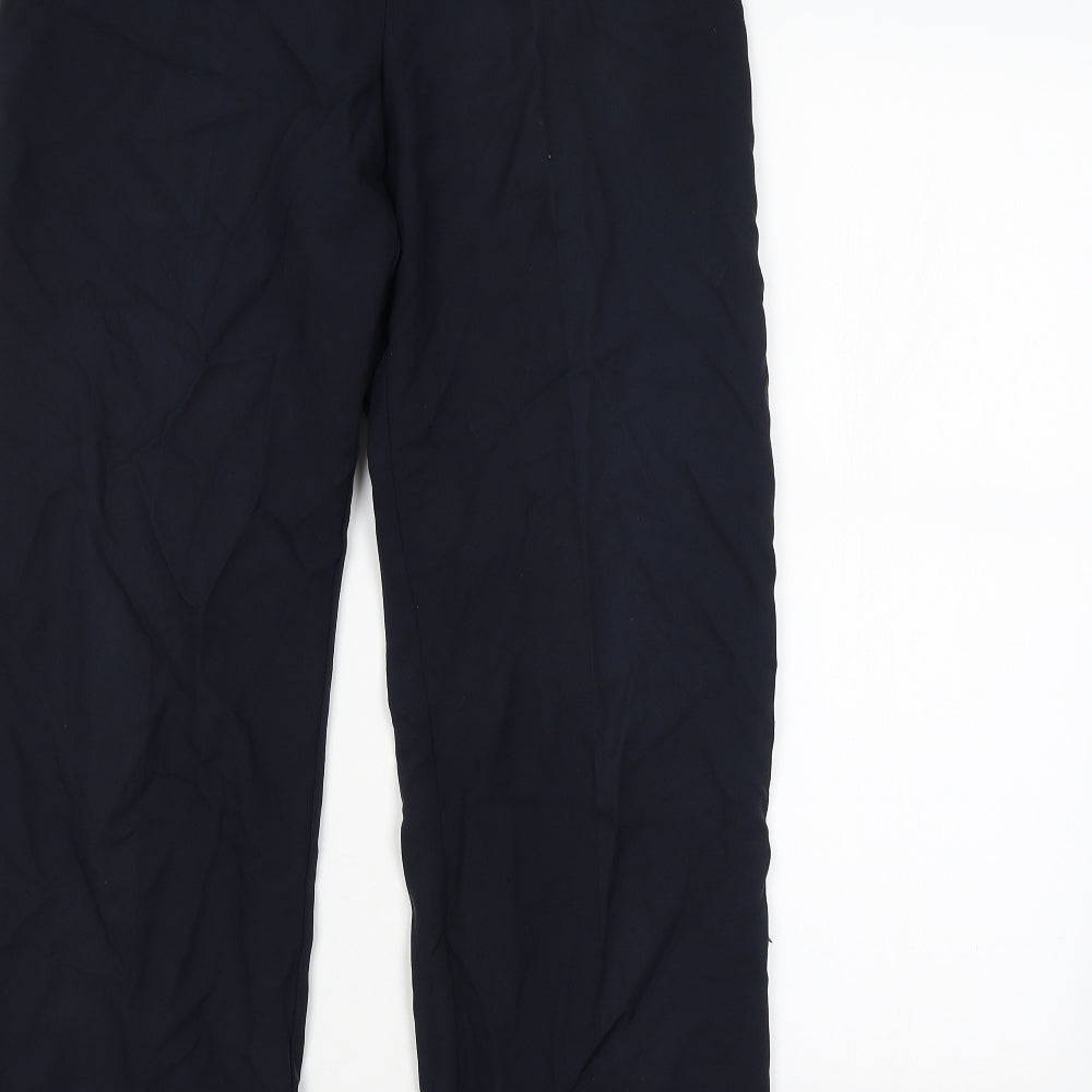 Womens UK Size 12 BHS Regular Fit Blue Trousers