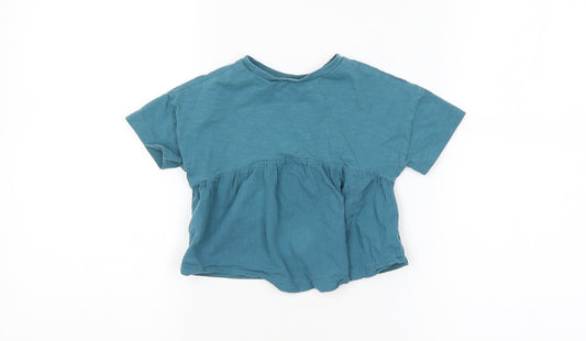 NEXT Baby Blue Basic T-Shirt Size 6-9 Months