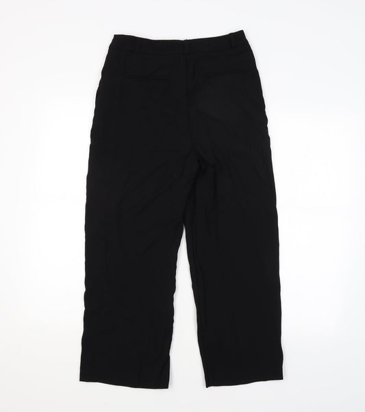 F&F Womens Black Trousers Size 8 L26 in