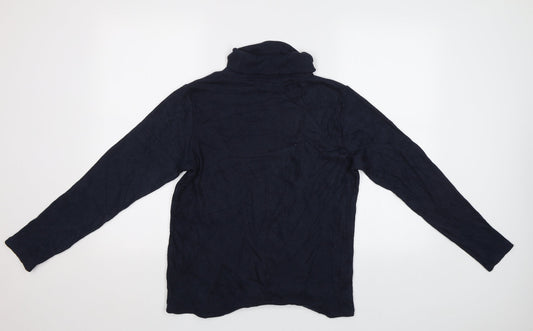 Womens UK Size 10 Isle Blue Pullover Jumper