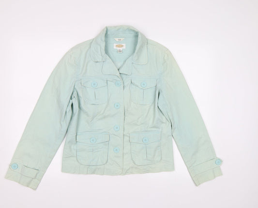Womens UK Size 10 Talbots Blue Jacket