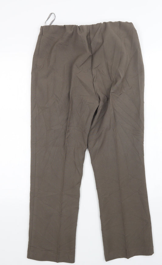 Womens UK Size 10 Julipa Regular Fit Green Trousers