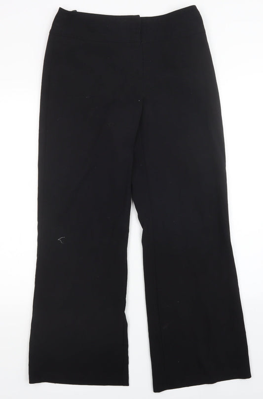 George Womens Black Trousers Size 10 L28 in