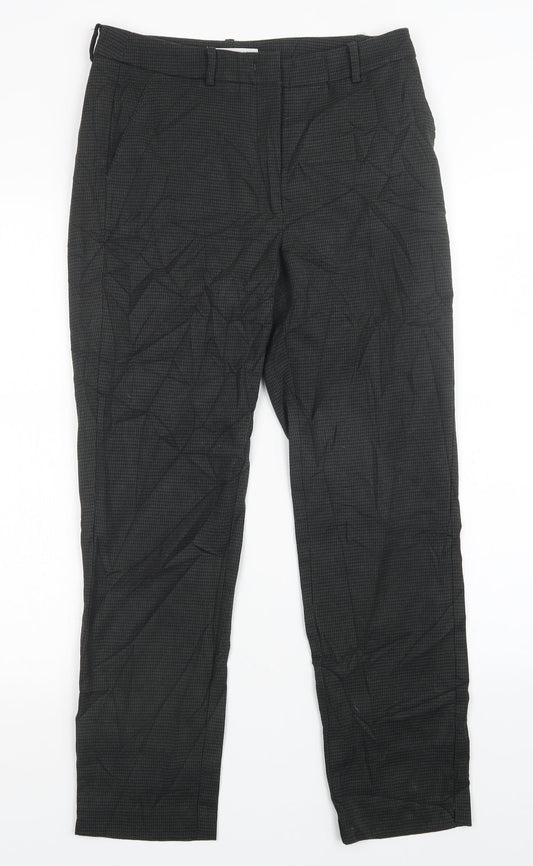 Womens UK Size 6 MNG Regular Fit Green Trousers