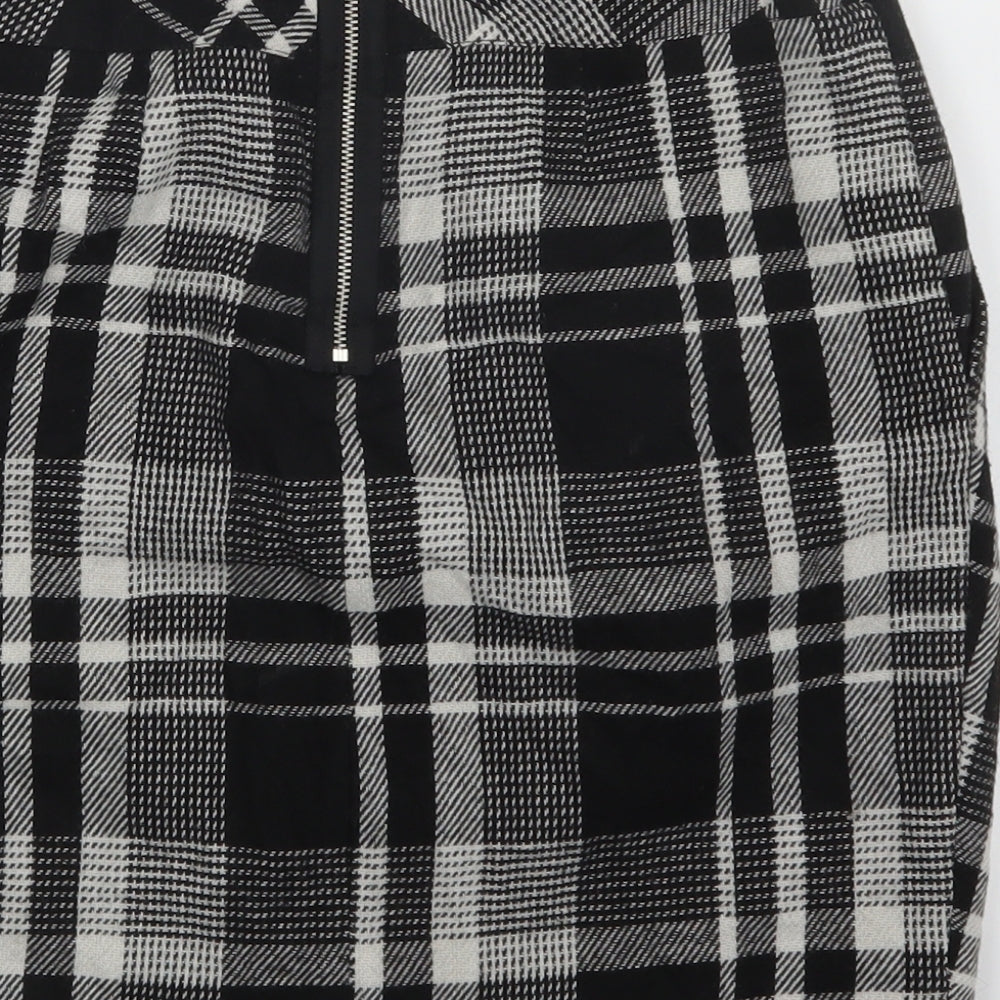 Oasis Womens Multicoloured Plaid Mini Skirt Size 8