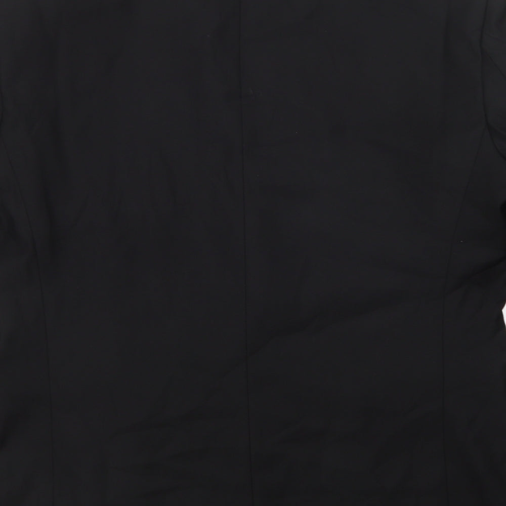 Mens UK Size L Preworn Regular Black Suit Jacket