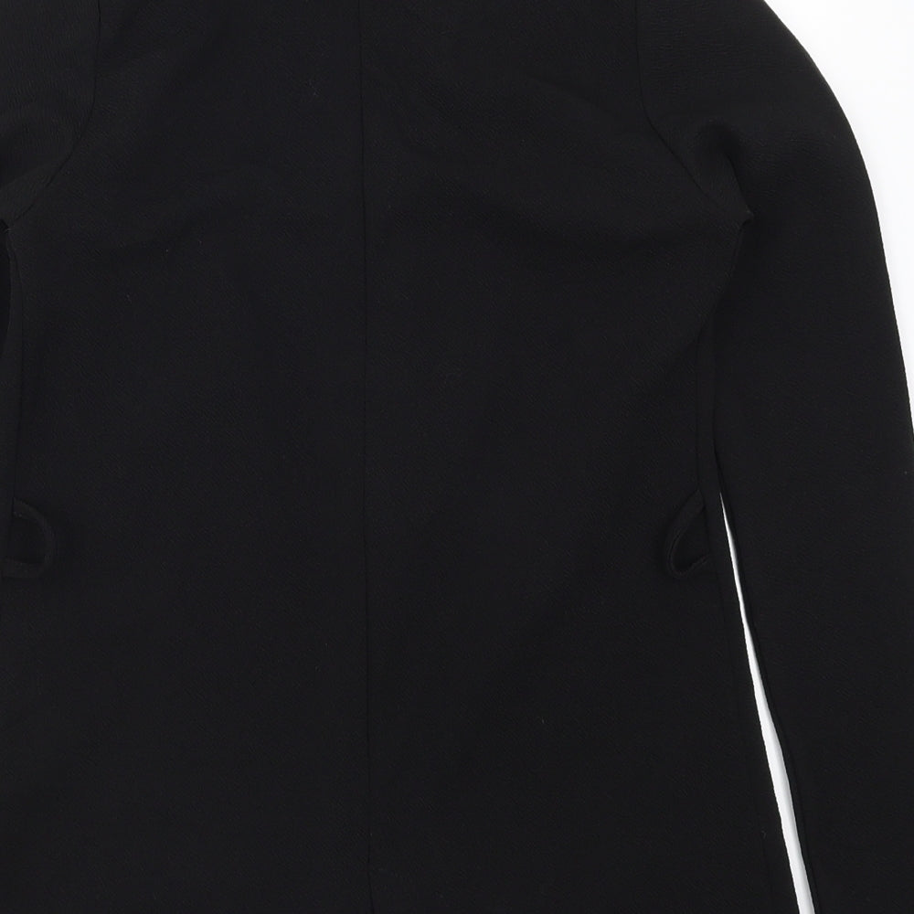 Womens UK Size 10 PRETTYLITTLETHING Black Jacket
