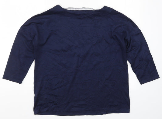 Womens UK Size 14 Bonmarché Blue Pullover Jumper