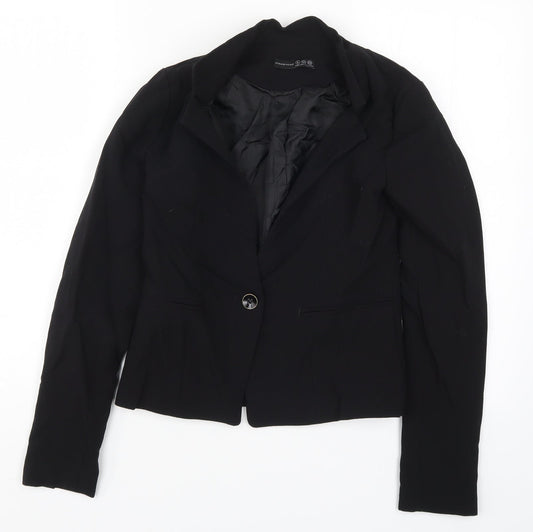 Womens UK Size 6 Atmosphere Regular Black Suit Jacket