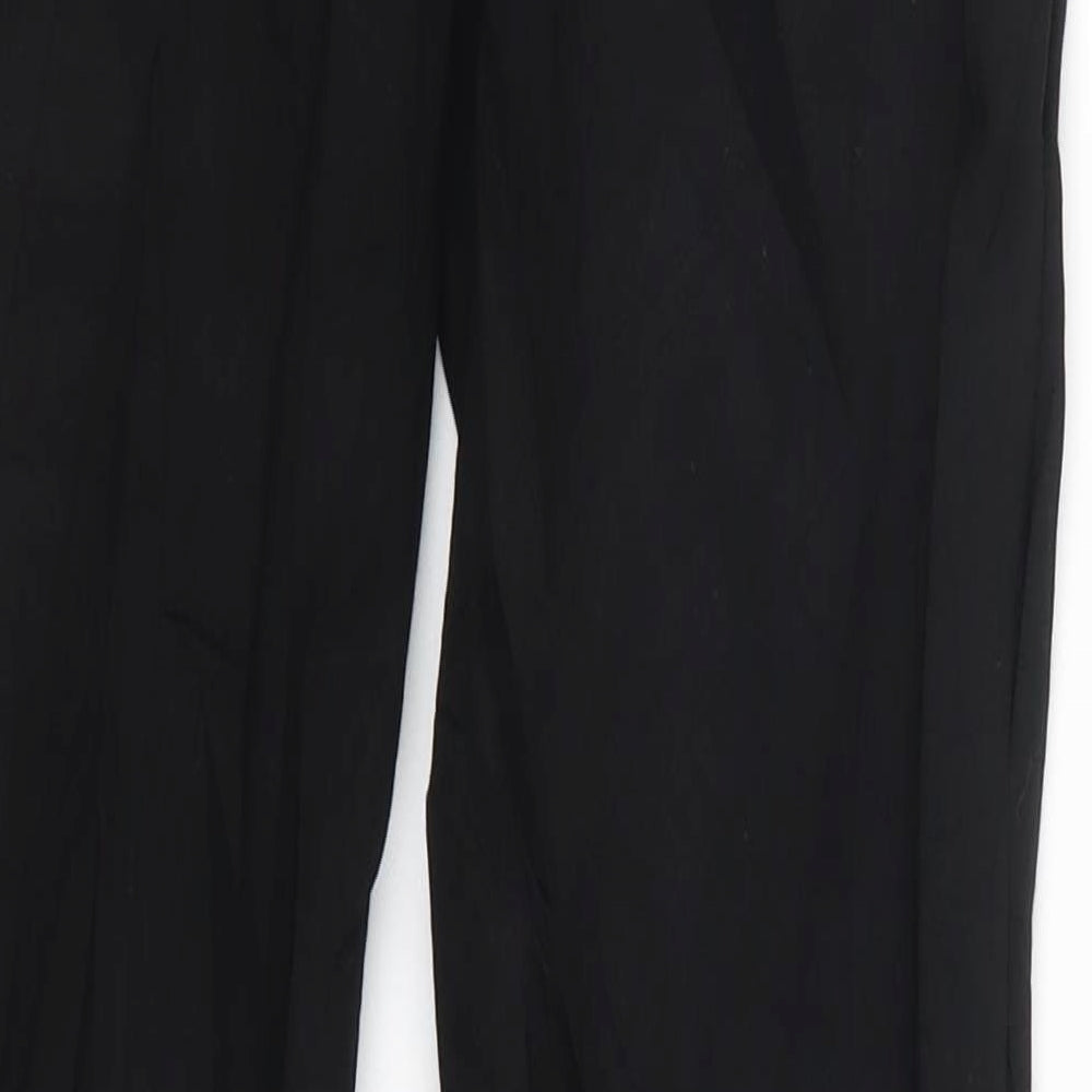 Womens UK Size 28 in Preworn Regular Fit Black Trousers