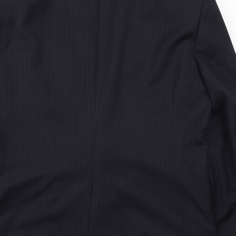 Mens UK Size 40 Marks and Spencer Regular Blue Suit Jacket