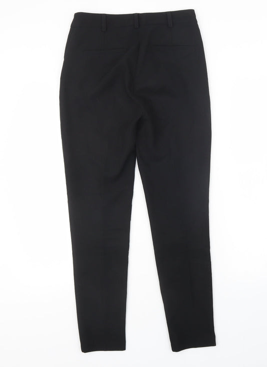 Womens UK Size 6 NEXT Regular Fit Black Trousers