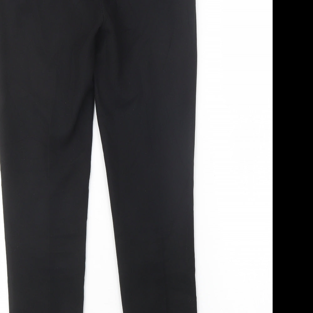 Womens UK Size 6 NEXT Regular Fit Black Trousers