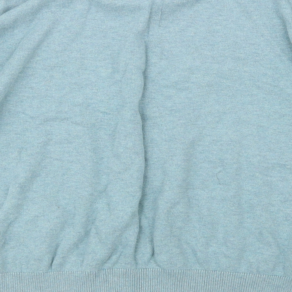 George Mens Blue Knit Pullover Jumper Size M