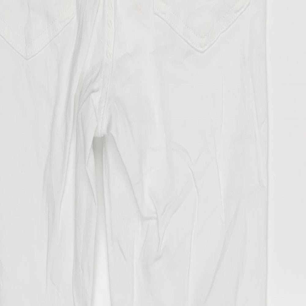 Only Womens White Denim Skinny Jeans Size 24 in L25 in