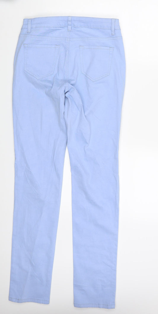 Womens UK Size 29 in Preworn Slim Fit Skinny Blue Jeans