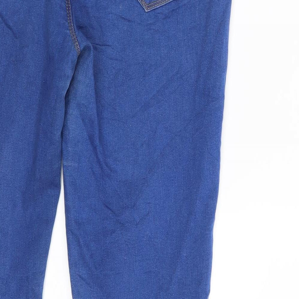 Denim Co. Womens Blue Denim Jegging Jeans Size 12 L29 in