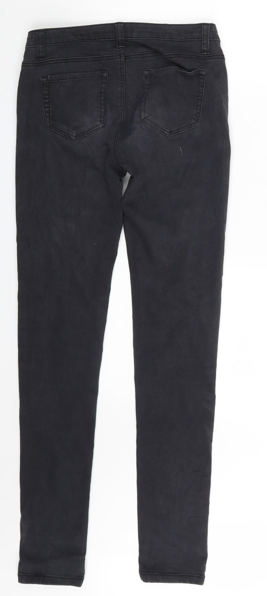 Denim Co. Womens Black Denim Skinny Jeans Size 6 L30 in