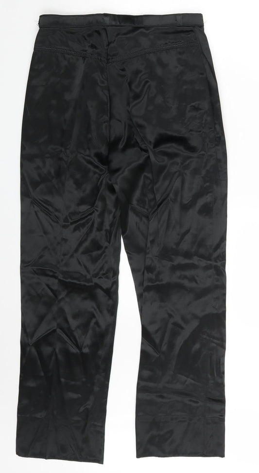 Guy Curtis Womens Black Trousers Size 14 L28 in