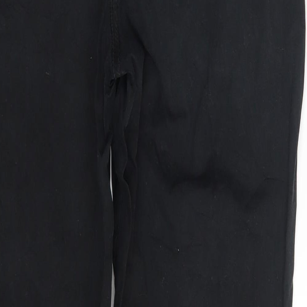Womens UK Size 8 H&M Regular Fit Mom Black Jeans