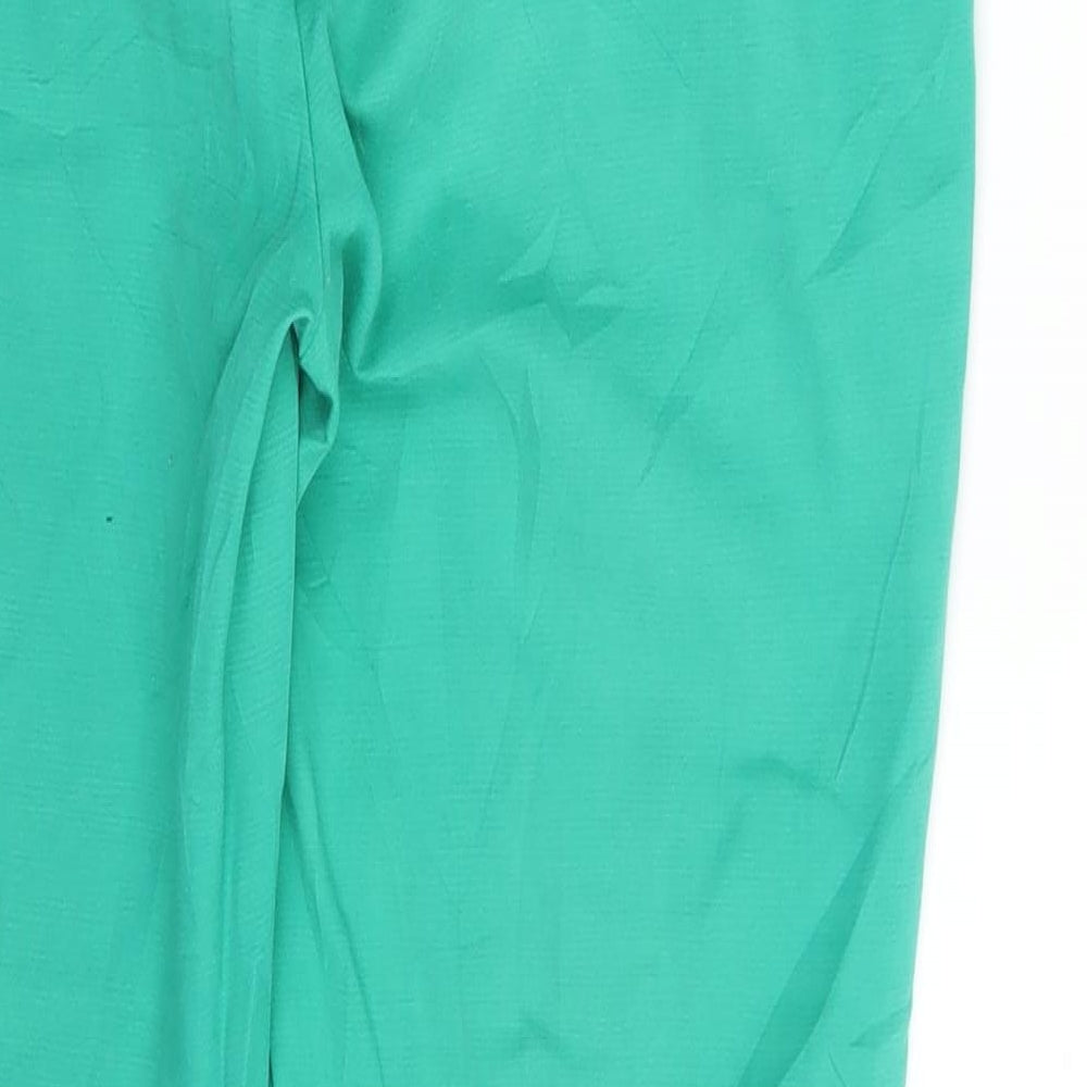RESERVED Womens Green Chino Trousers Size 30 in L26 in