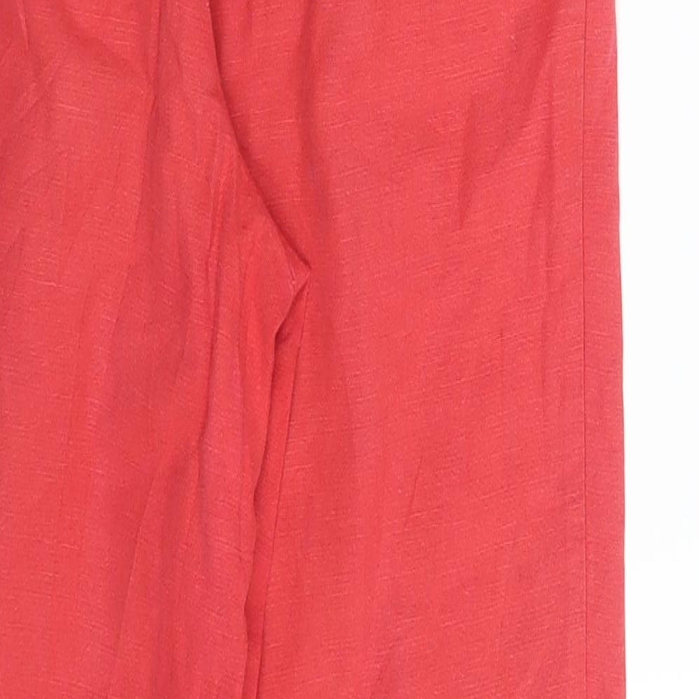 Womens UK Size 26 in Preworn Regular Fit Pink Trousers
