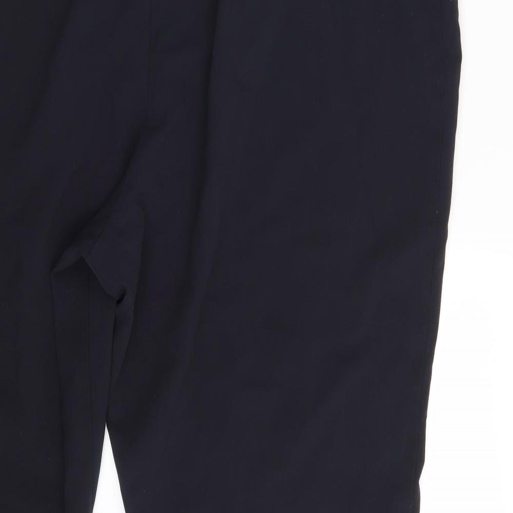 Womens UK Size 40 in Classics Regular Fit Black Trousers