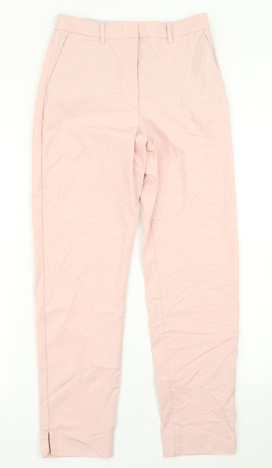 Womens UK Size 6 M&S Collection Regular Fit Dress Pants Pink Trousers