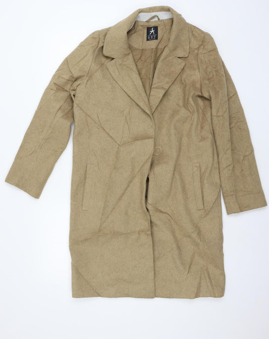 Womens UK Size 10 Atmosphere Brown Overcoat