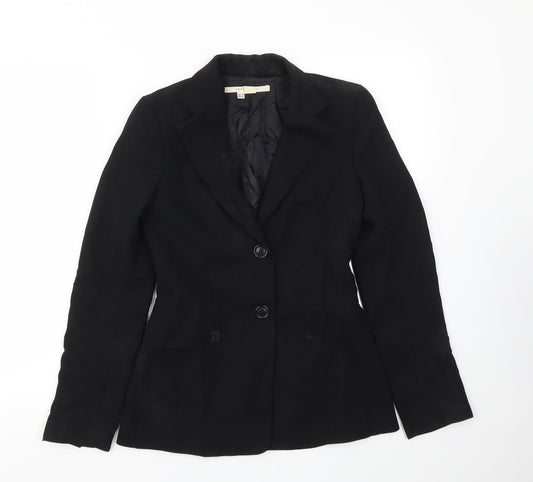 Womens UK Size 36 Zara Regular Black Blazer