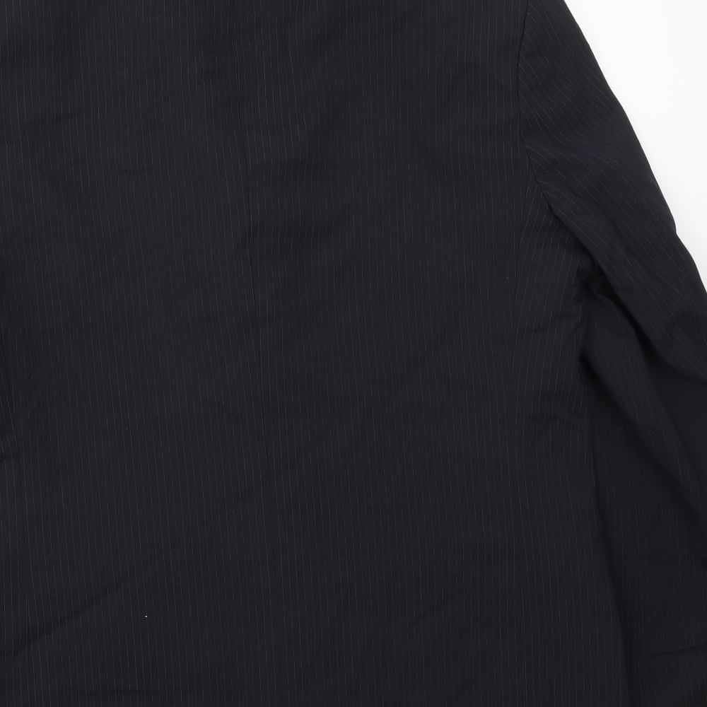 Mens UK Size 42 M&S Regular Blue Suit Jacket