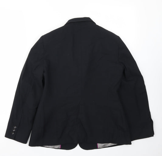 M&S Womens Black   Jacket Blazer Size 12