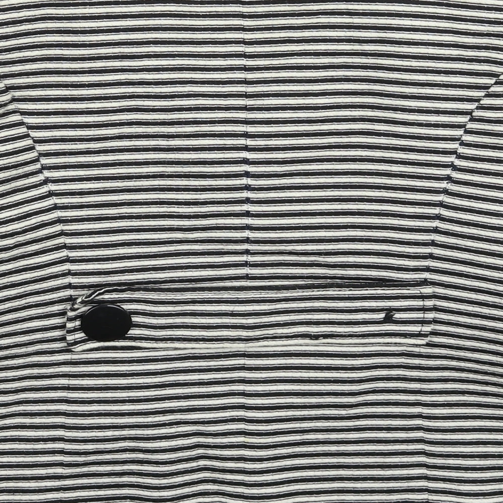 Principles Womens Multicoloured Striped  Jacket Blazer Size 14