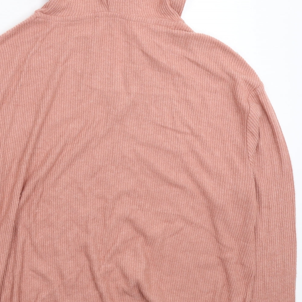 New Look Womens Beige Pullover Hoodie Size M