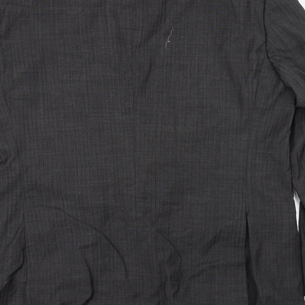 Mens UK Size 42 M&S Regular Black Suit Jacket