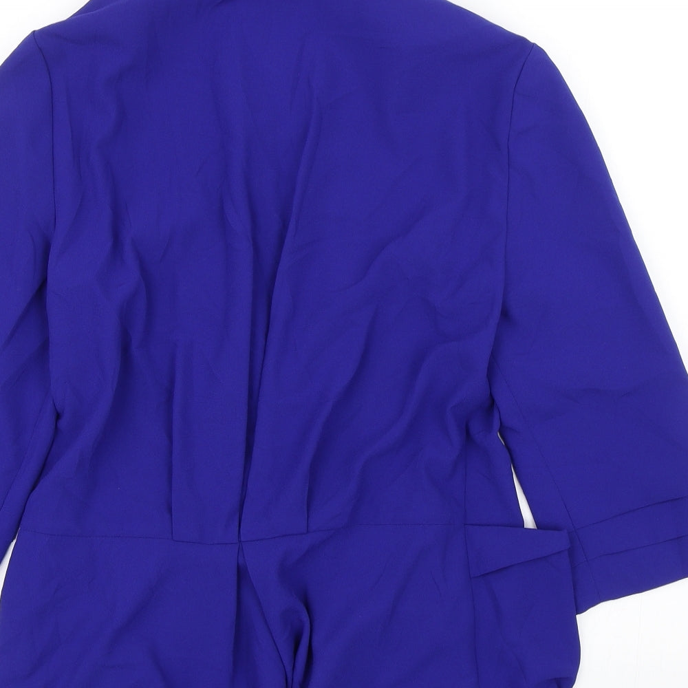 Womens UK Size 10 Per Una Blue Jacket