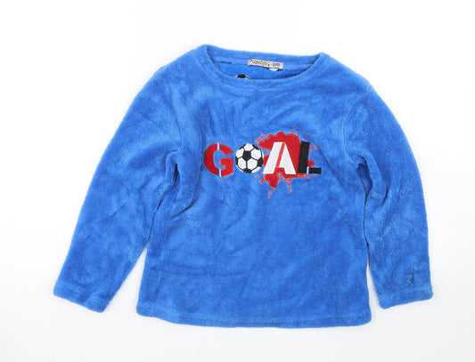Chill out Boys Blue Pyjama Top Size 8-9 Years - Football