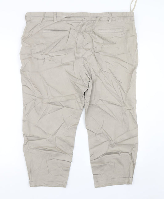 George Womens Beige Trousers Size 20 L20 in