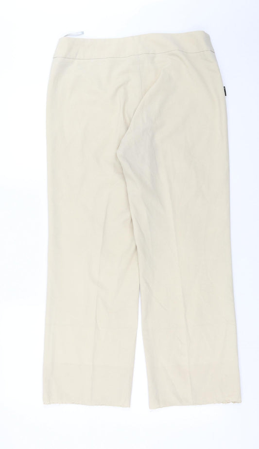 BOGTEX Womens Beige Trousers Size 14 L27 in
