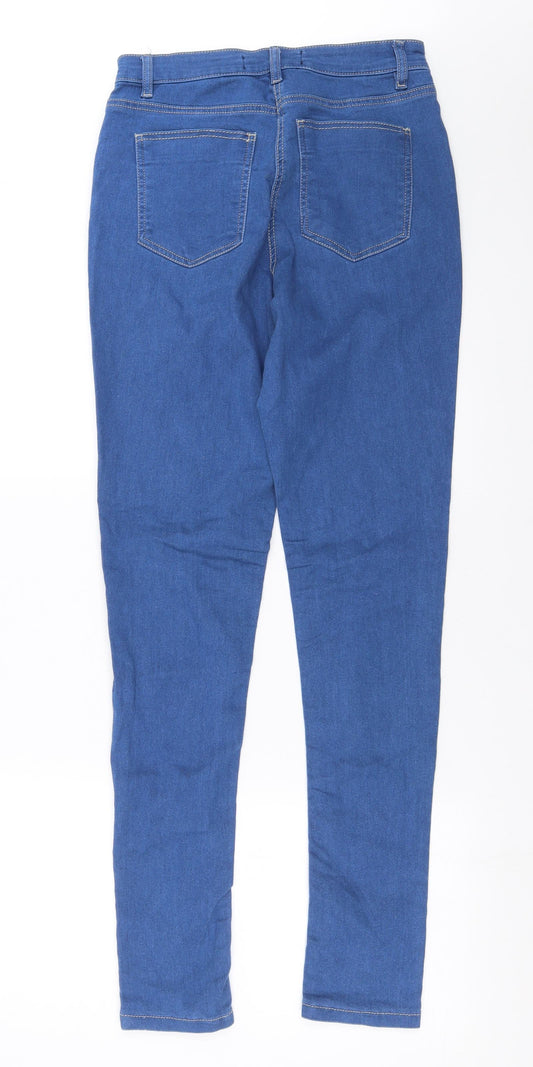 Anthology Womens Blue Denim Skinny Jeans Size 12 L32 in