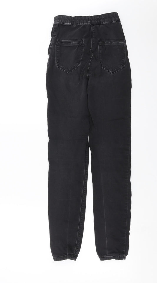 Matalan Womens Grey Denim Skinny Jeans Size 8 L28 in