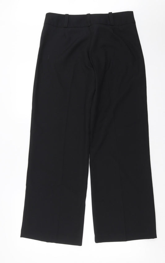 George Womens Black Trousers Size 12 L30 in