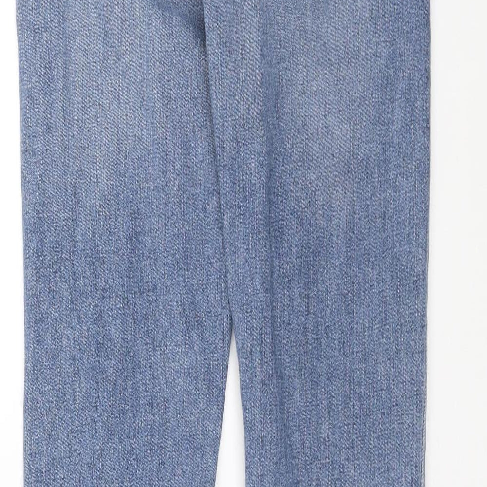 Topshop Womens Blue Denim Skinny Jeans Size 26 in L30 in