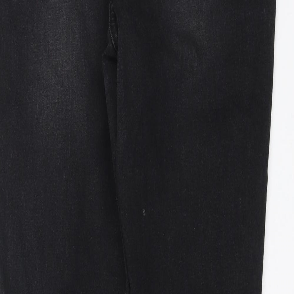 Womens UK Size 12 Studio Denim Extra-Slim Fit Skinny Black Jeans