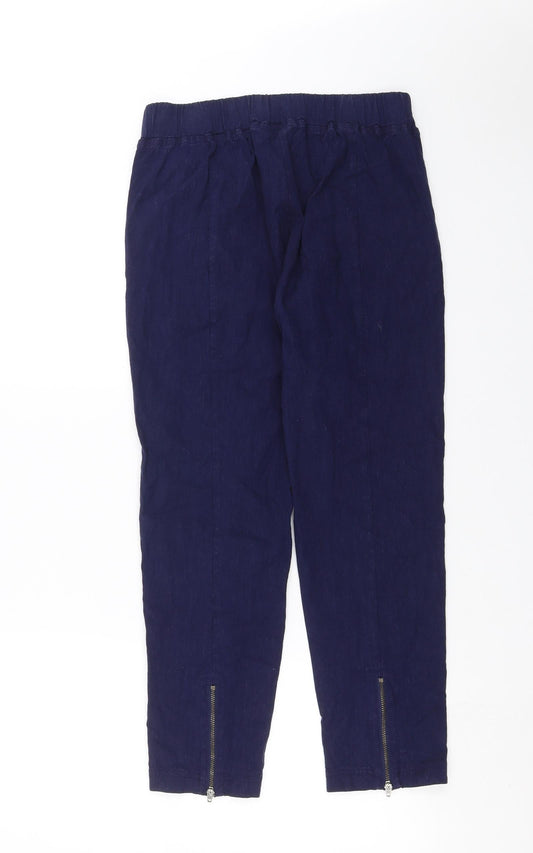 British india Womens Blue Trousers Size 30 in L25 in