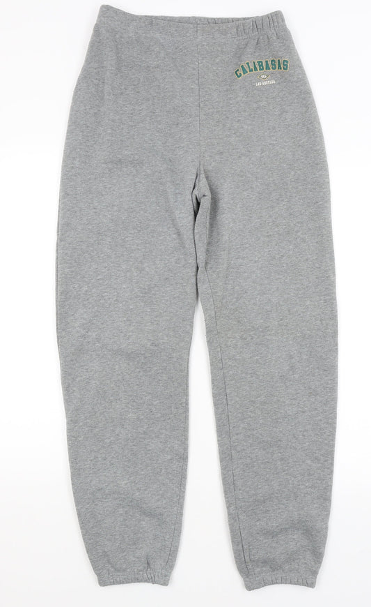 Womens UK Size 8 Boohoo Regular Fit Jegging Grey Trousers