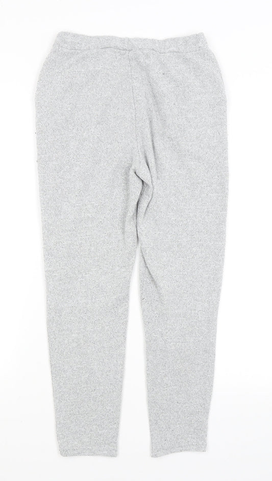 Silk Womens Grey Cropped Trousers Size S L23 in