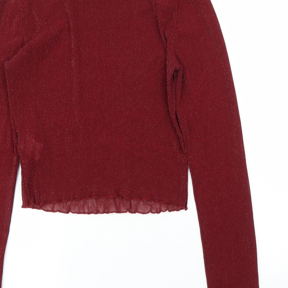 Forever21 Womens Purple Basic Blouse Size M