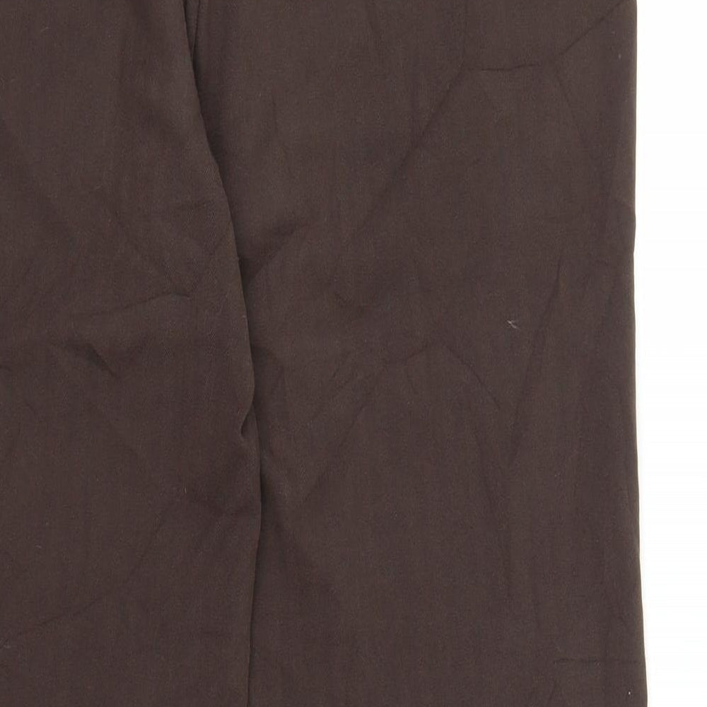 Soon Womens Brown Trousers Size 14 L28 in