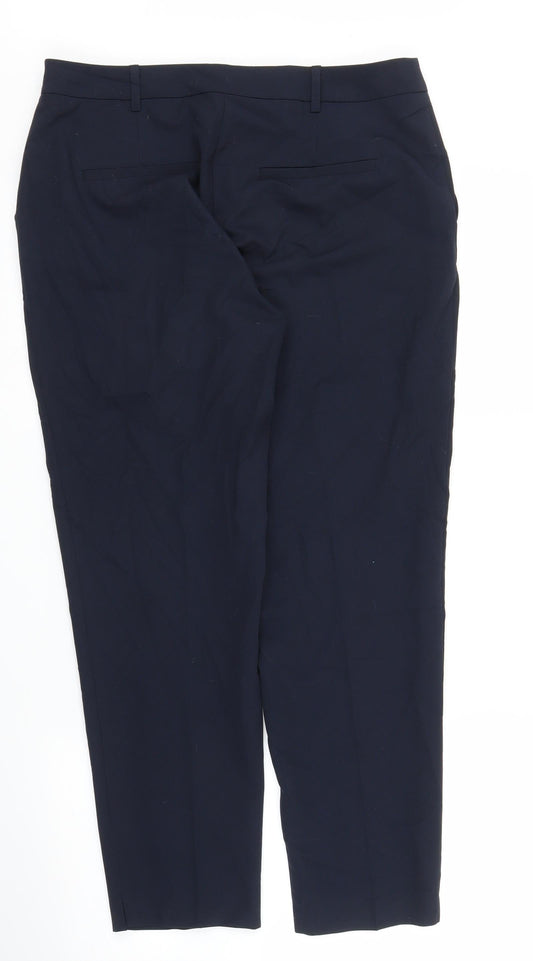 doro Womens Blue Trousers Size 14 L26 in